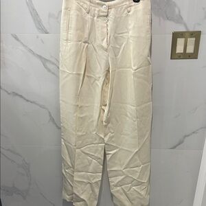 Bottega Veneta Off-White Women's Trousers